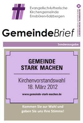 Titelseite Gemeindebrief